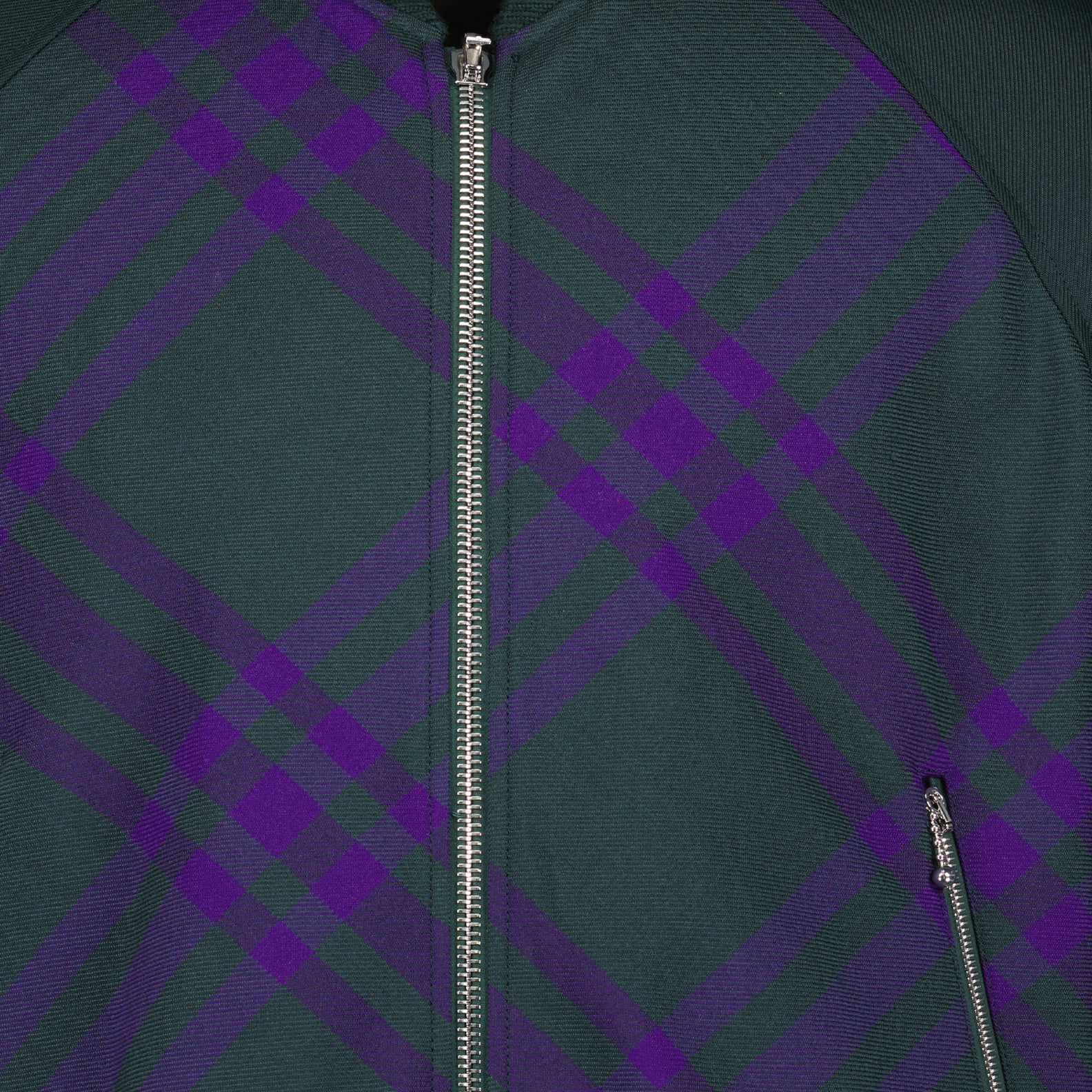 재킷 Bomber réversible Check Burberry 녹색 Homme