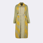 Mäntel Trench-coat réversible à carreaux Burberry Khaki Femme