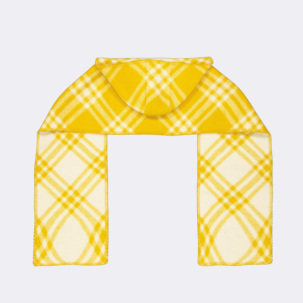 Scarves and gloves Hooded scarf Burberry Yellow Unisex