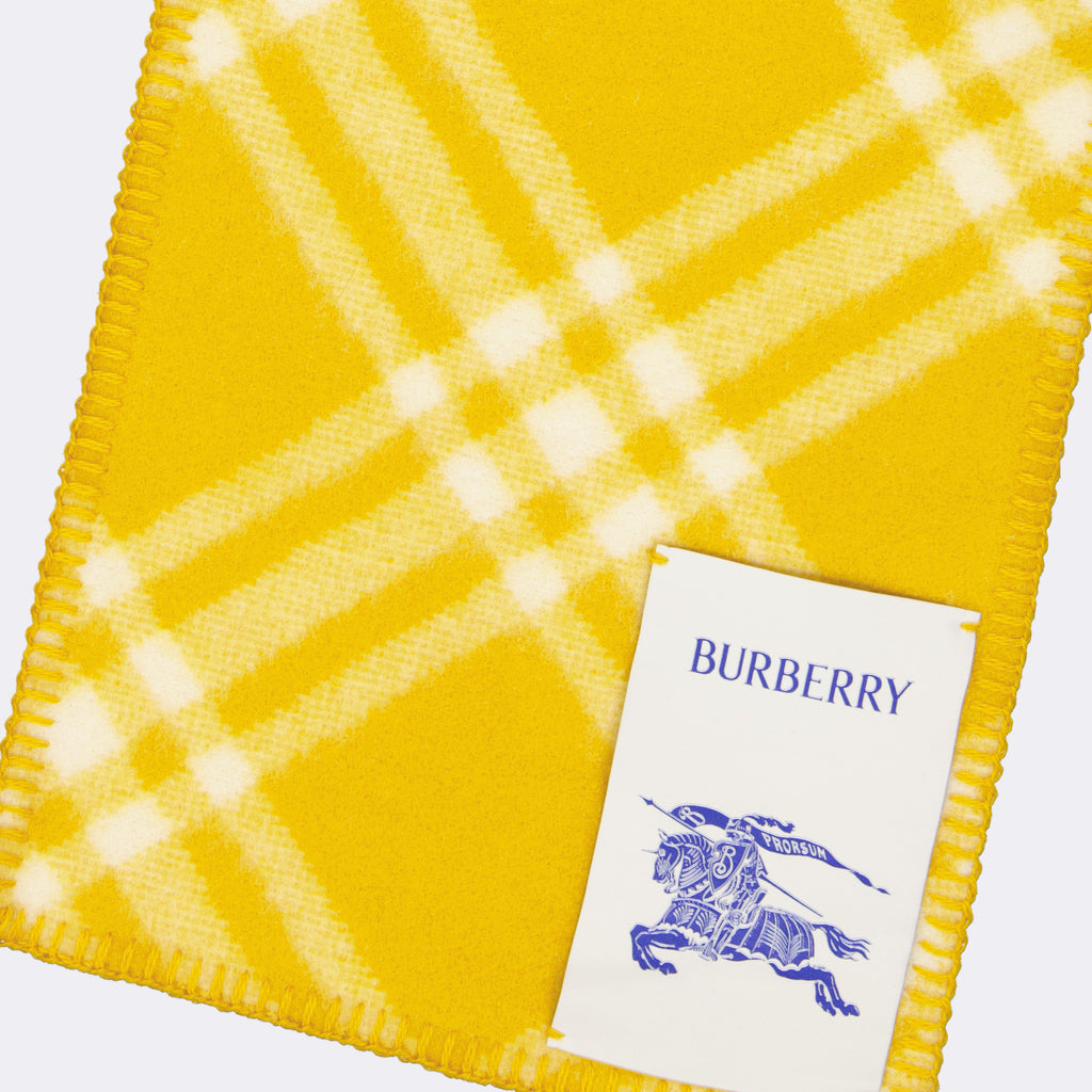 Scarves and gloves Hooded scarf Burberry Yellow Unisex