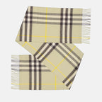 Écharpes, foulards et gants Écharpe en cachemire Burberry Kaki Unisexe
