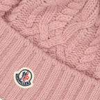 Chapeaux, casquettes et bonnets Bonnet à pompon Moncler Rose Femme