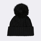 Chapeaux, casquettes et bonnets Bonnet à pompon Moncler Noir Femme