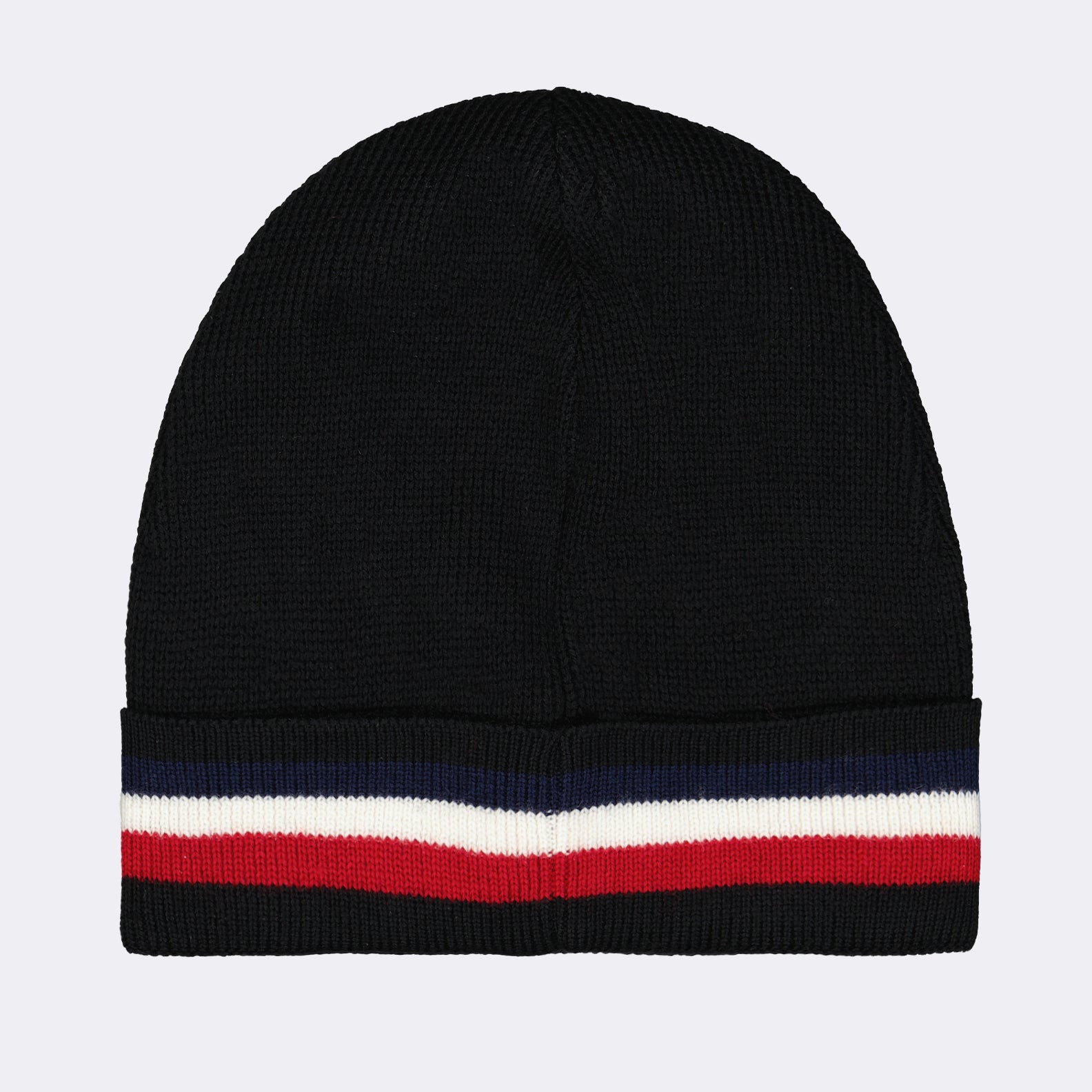 Chapeaux, casquettes et bonnets Bonnet à bande tricolore Moncler Noir Homme