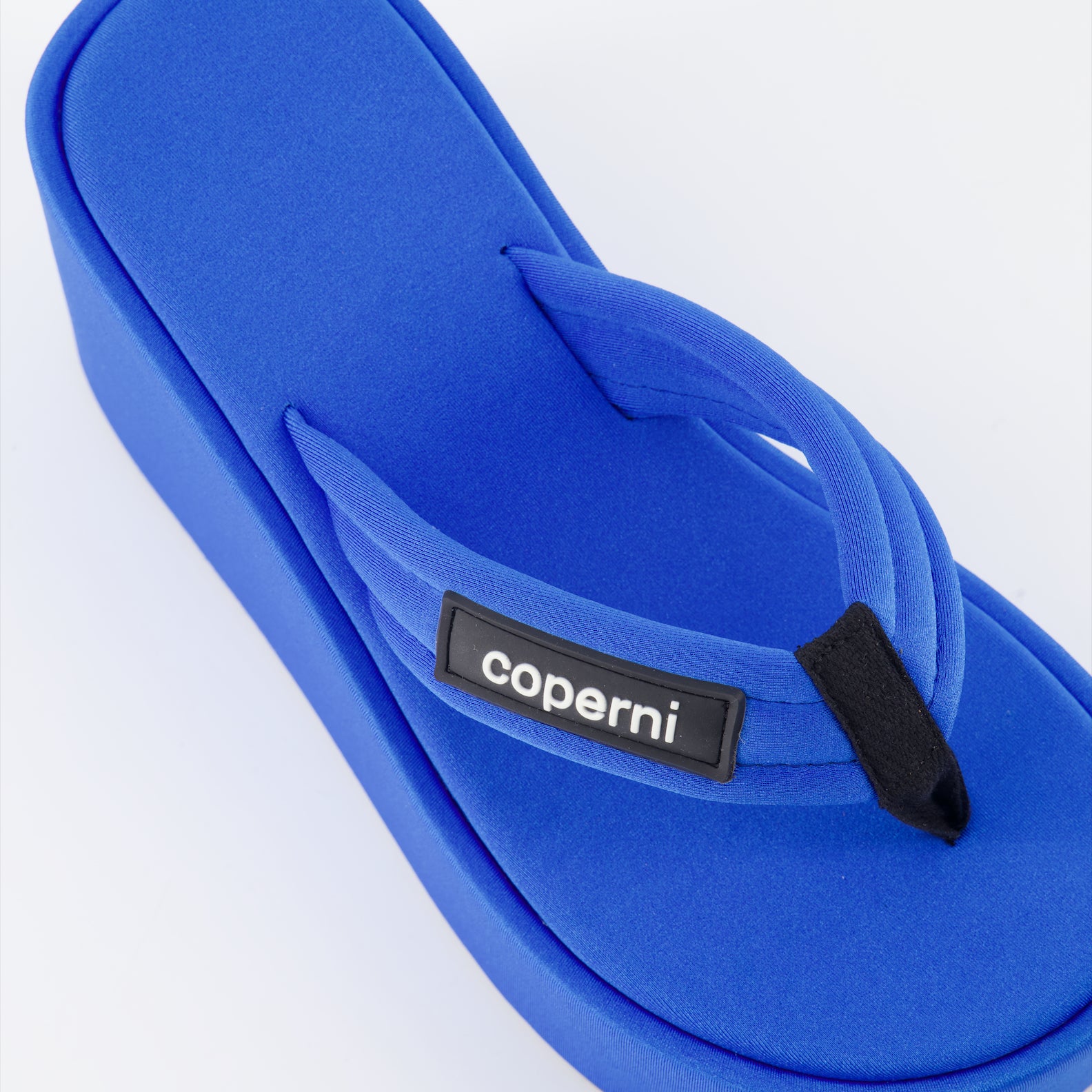 Platform shoes Platform flip flops Coperni Blue Women