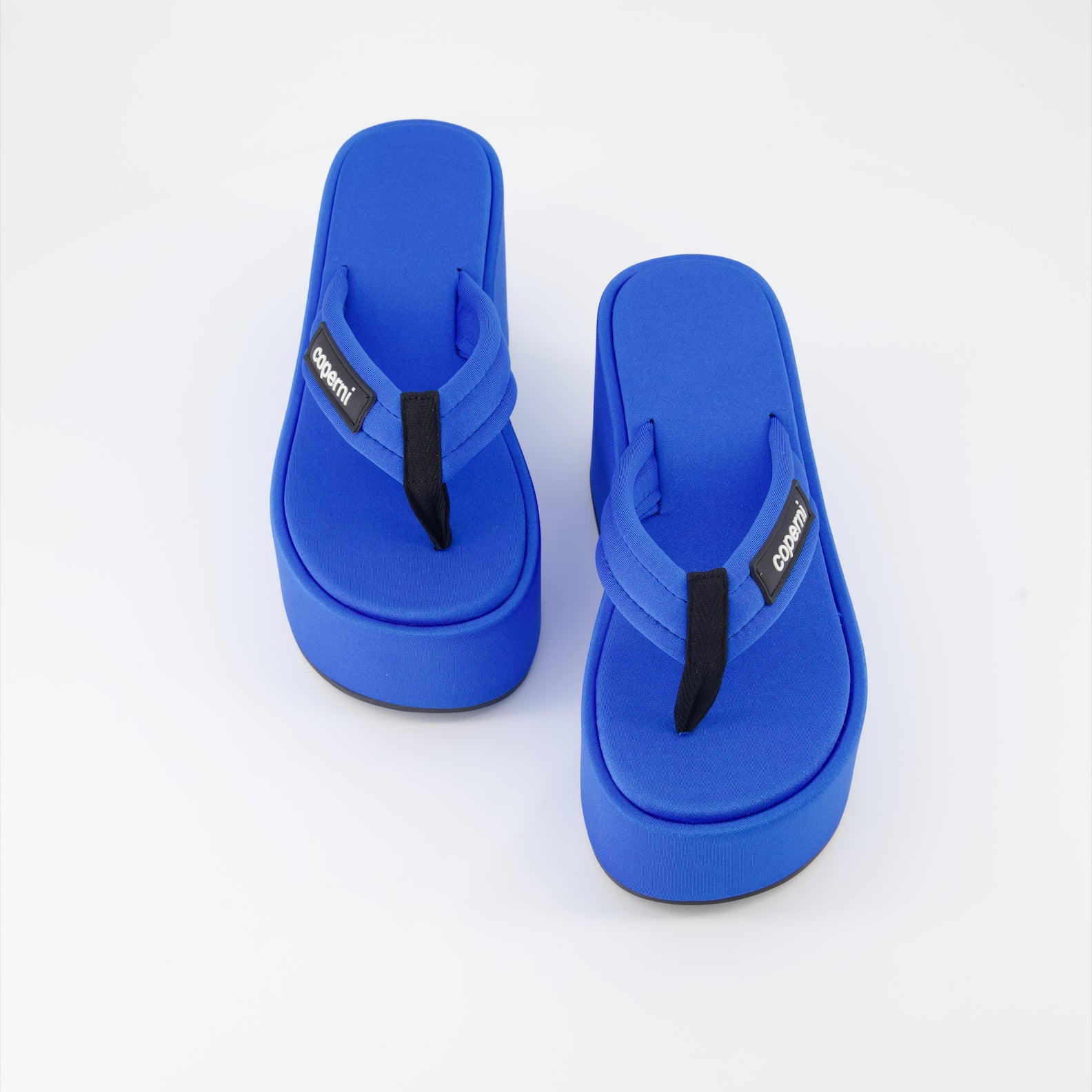 Platform shoes Platform flip flops Coperni Blue Women
