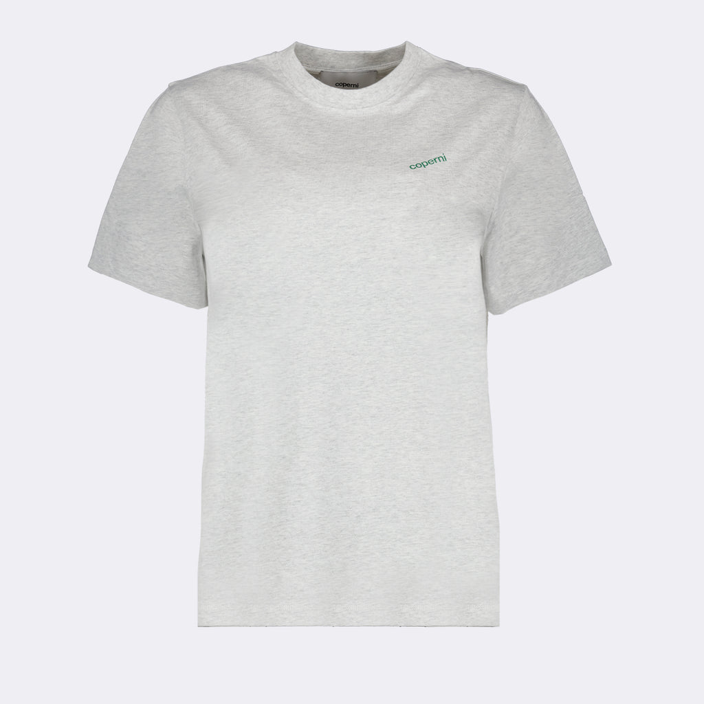 T-shirt T-shirt à logo Coperni Grigio Femme