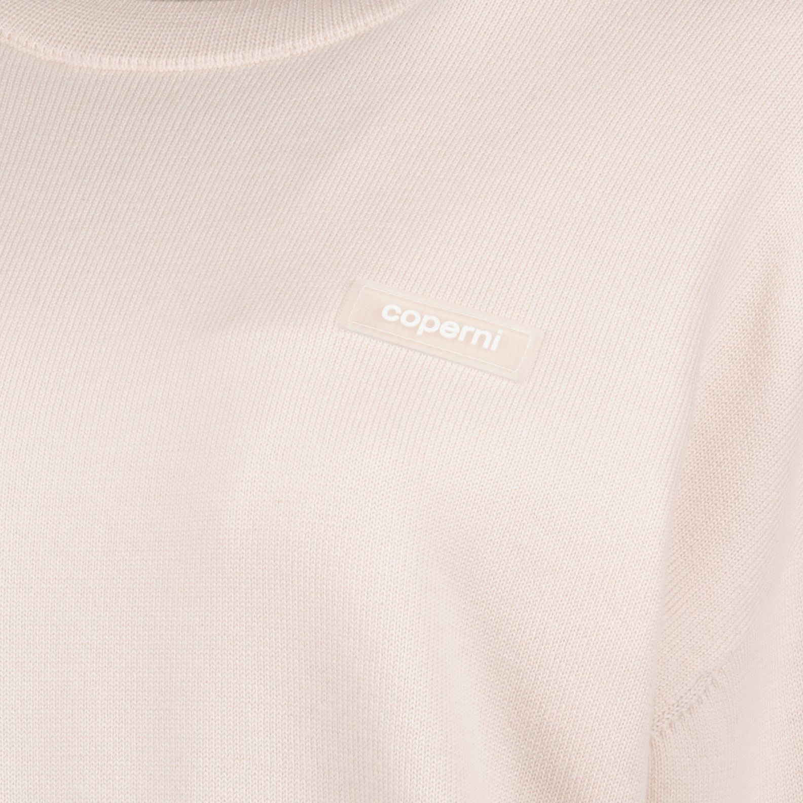 Maglieria Maglione con Logo Coperni Beige Femme