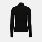 Prendas de punto Col roulé à découpes Coperni Negro Femme