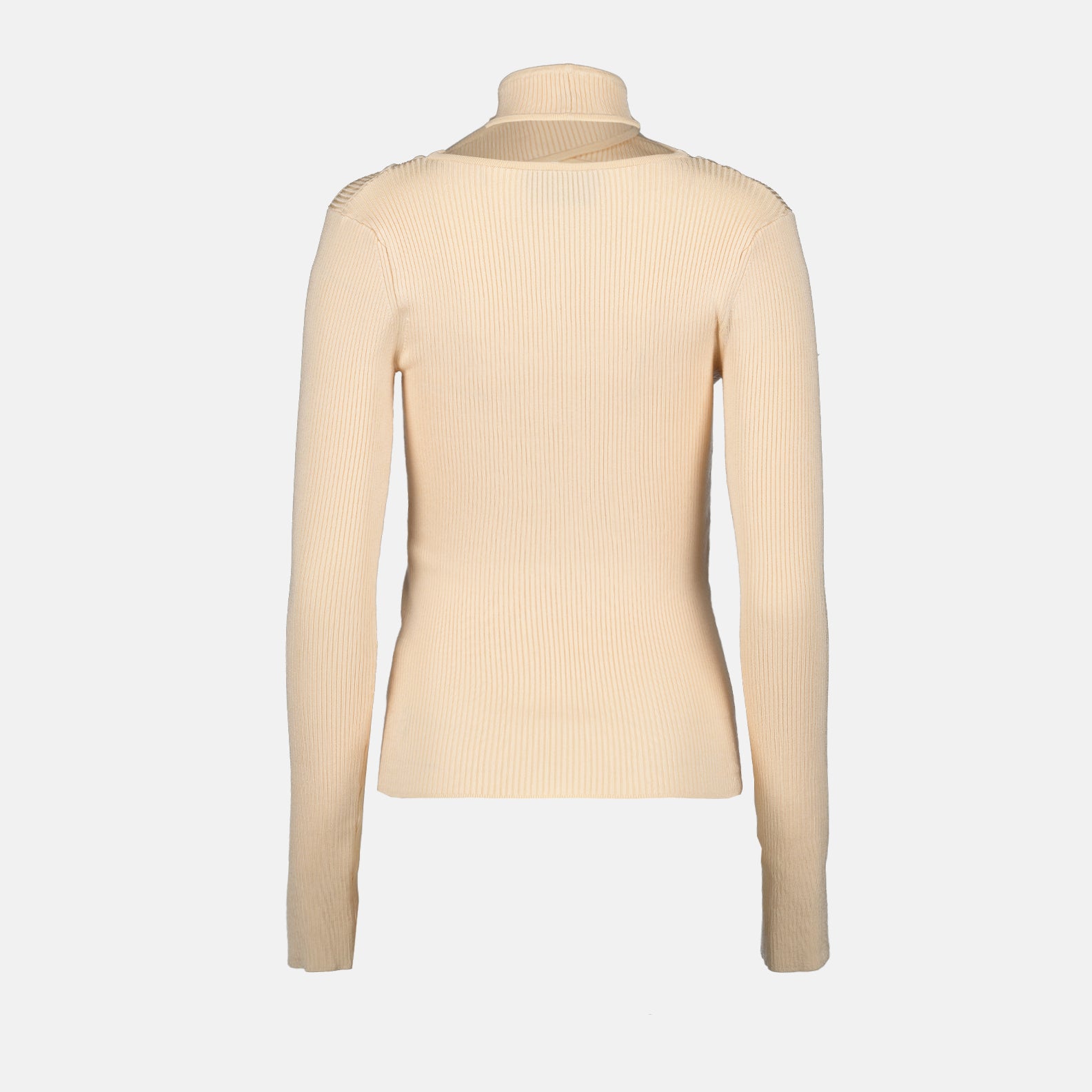 Prendas de punto Col roulé à découpes Coperni Beige Femme