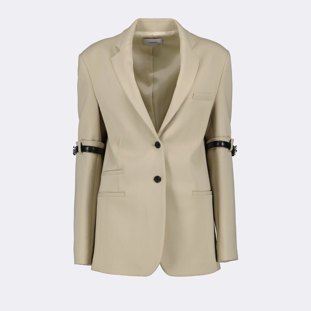 Chaquetas Veste blazer Hybrid Coperni Beige Femme