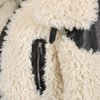 Vestes Bomber Aviator en fausse fourrure Coperni Blanc Femme