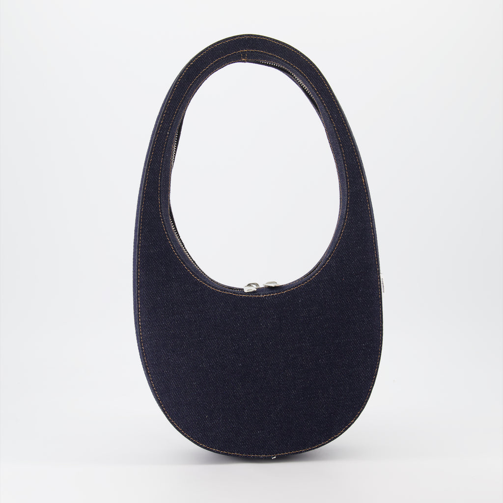 Borse a mano e a spalla Sac Swipe Coperni Blu scuro Femme