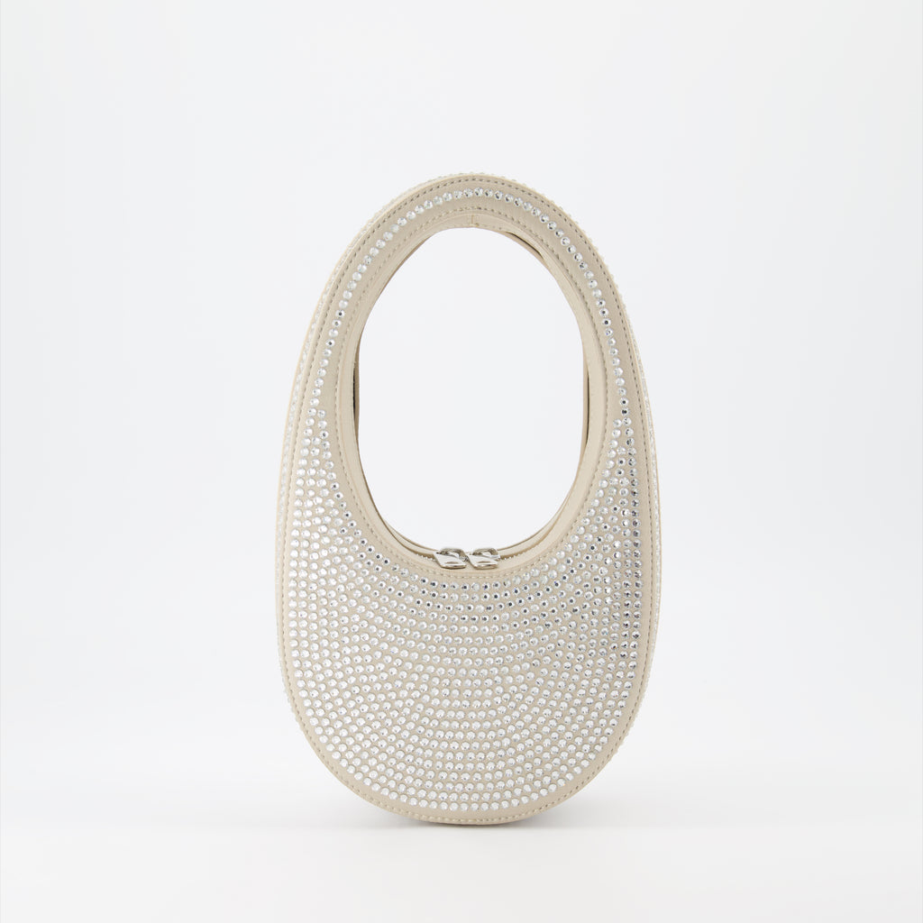 Borse a mano e a spalla Sac Swipe mini Coperni Argento Femme