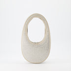 Borse a mano e a spalla Sac Swipe mini Coperni Argento Femme