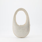 Borse a mano e a spalla Sac Swipe mini Coperni Argento Femme