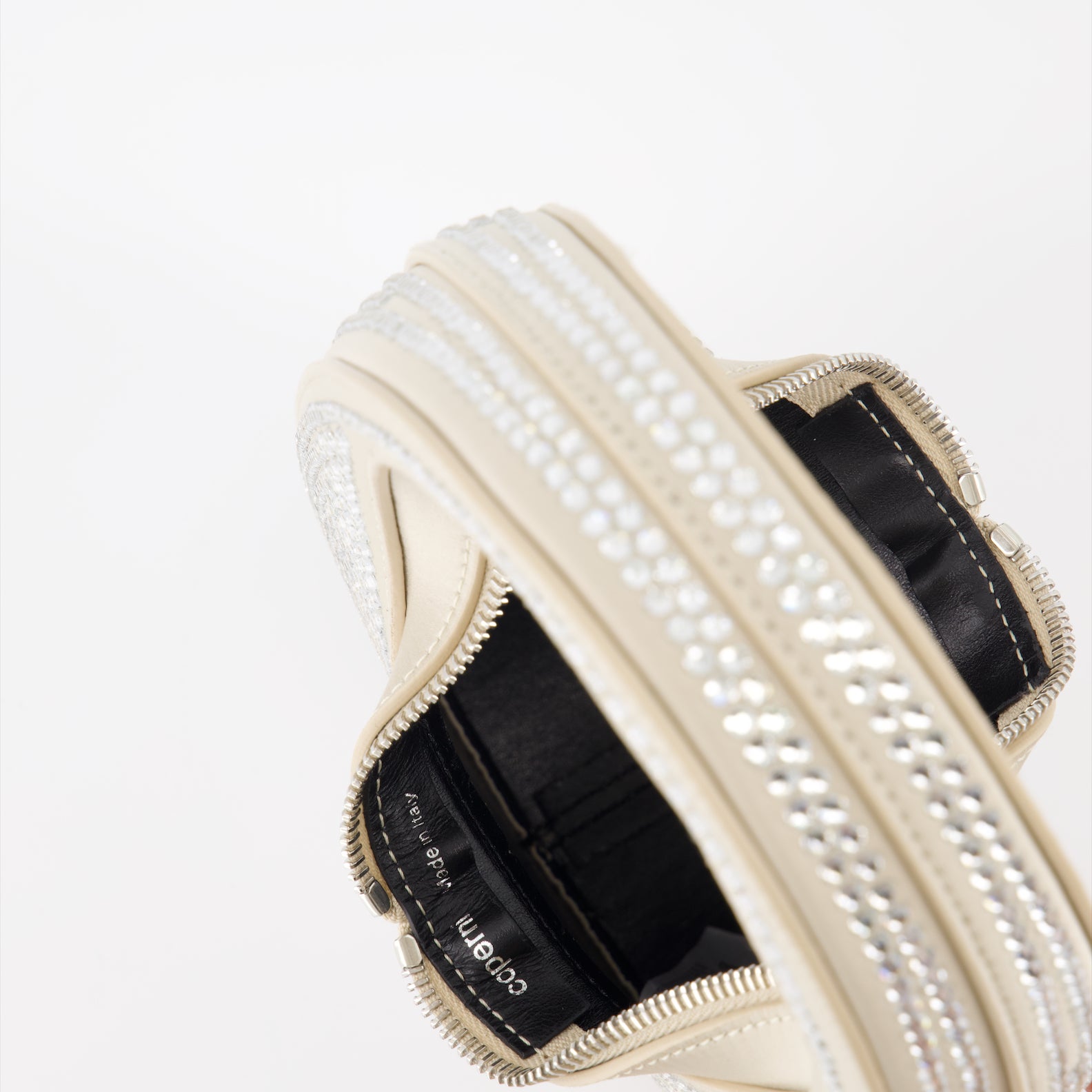 Borse a mano e a spalla Sac Swipe mini Coperni Argento Femme