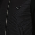 Vestes Veste bi-matière Prada Noir Homme