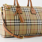 Sacs à main et épaule Sac Bowling à carreaux Burberry Beige Femme