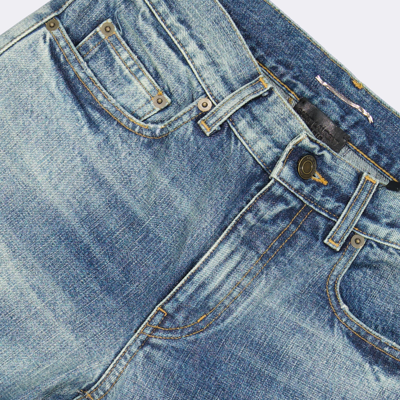 Pantalons Pantalon jean slim Saint Laurent Bleu Homme