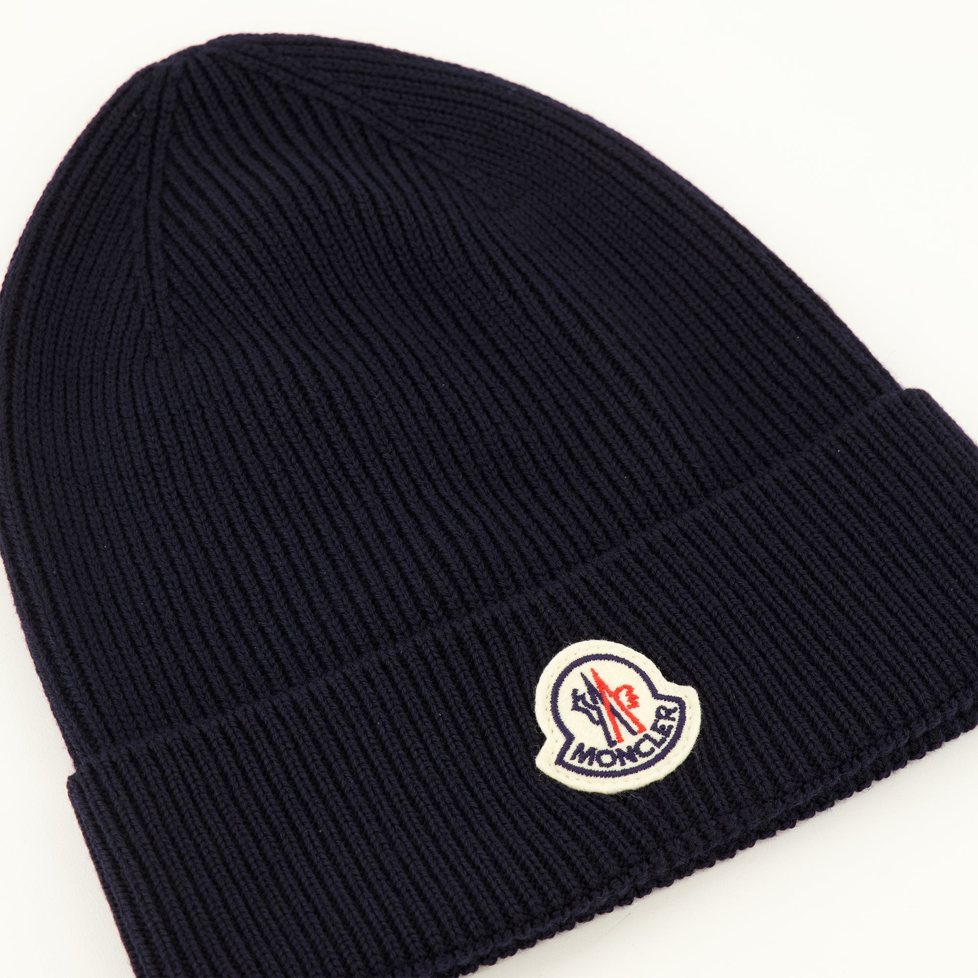 Chapeaux, casquettes et bonnets 네이비 블루 울 비니 Moncler Bleu foncé Homme
