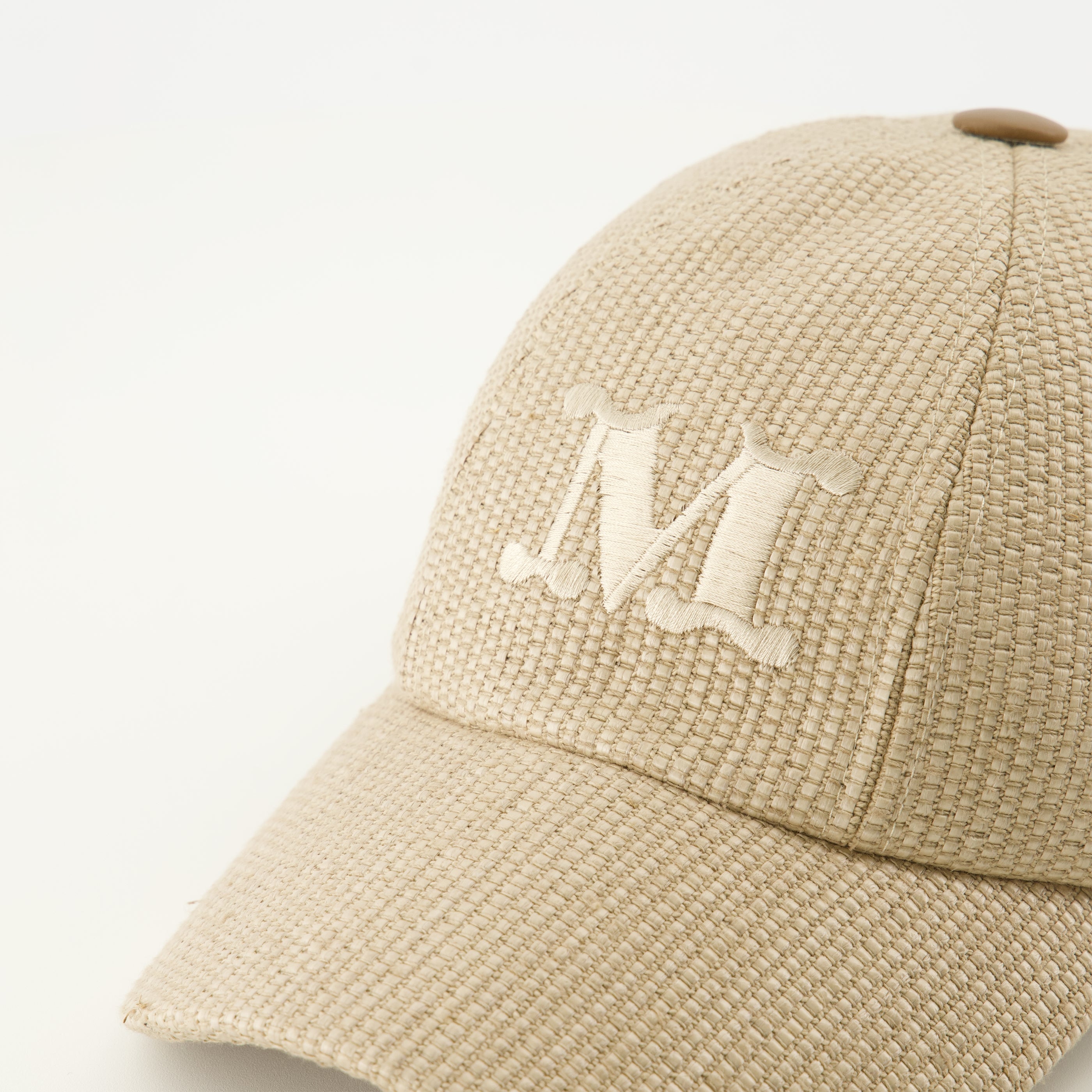 Image of the article Beige effety raffia cap by the brand Max Mara for Women - Spring-Summer 2026 - Detailed View 3