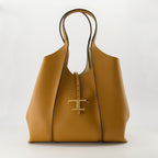 Tote bags T Timeless Tote Bag Tod's Brown Femme