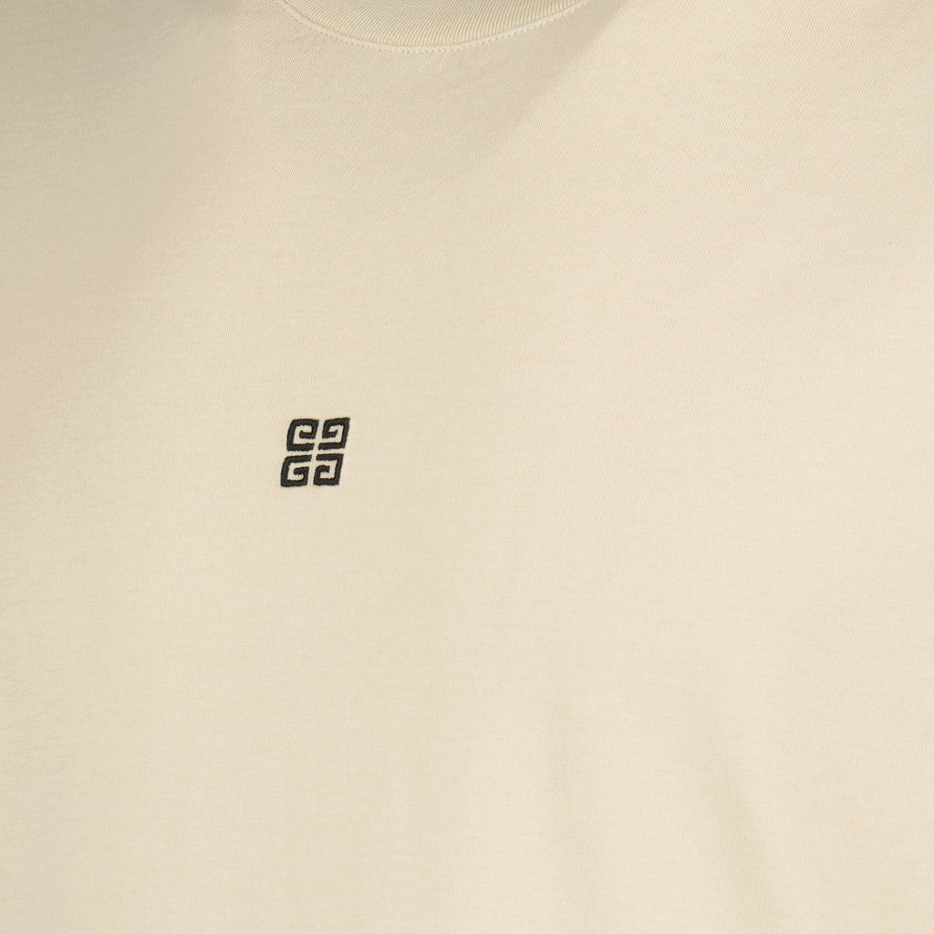 T-shirts T-shirt brodé 4G Givenchy Beige Homme