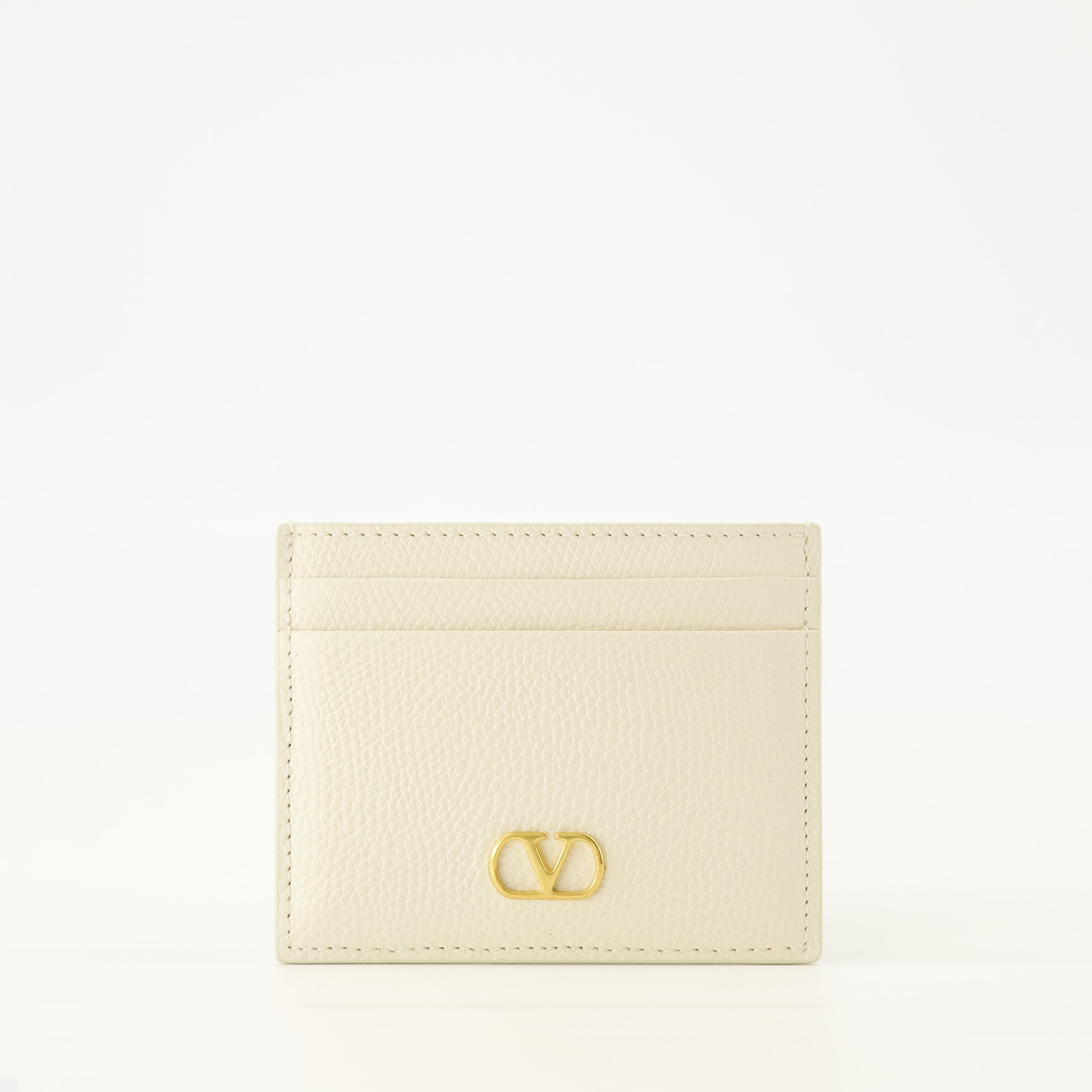Petite maroquinerie Porte-cartes Vlogo blanc Valentino Garavani Blanc Femme