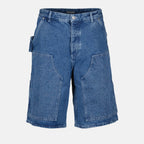 Shorts Pantalones Cortos de Den Denim Carpenter Dior Azul Homme