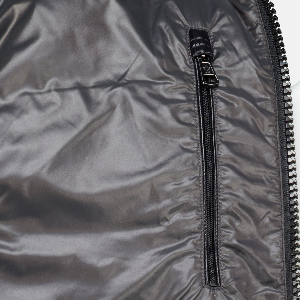 Manteaux Casaco Maya Preto Acolchoado em Nylon Brilhante Moncler Noir Homme
