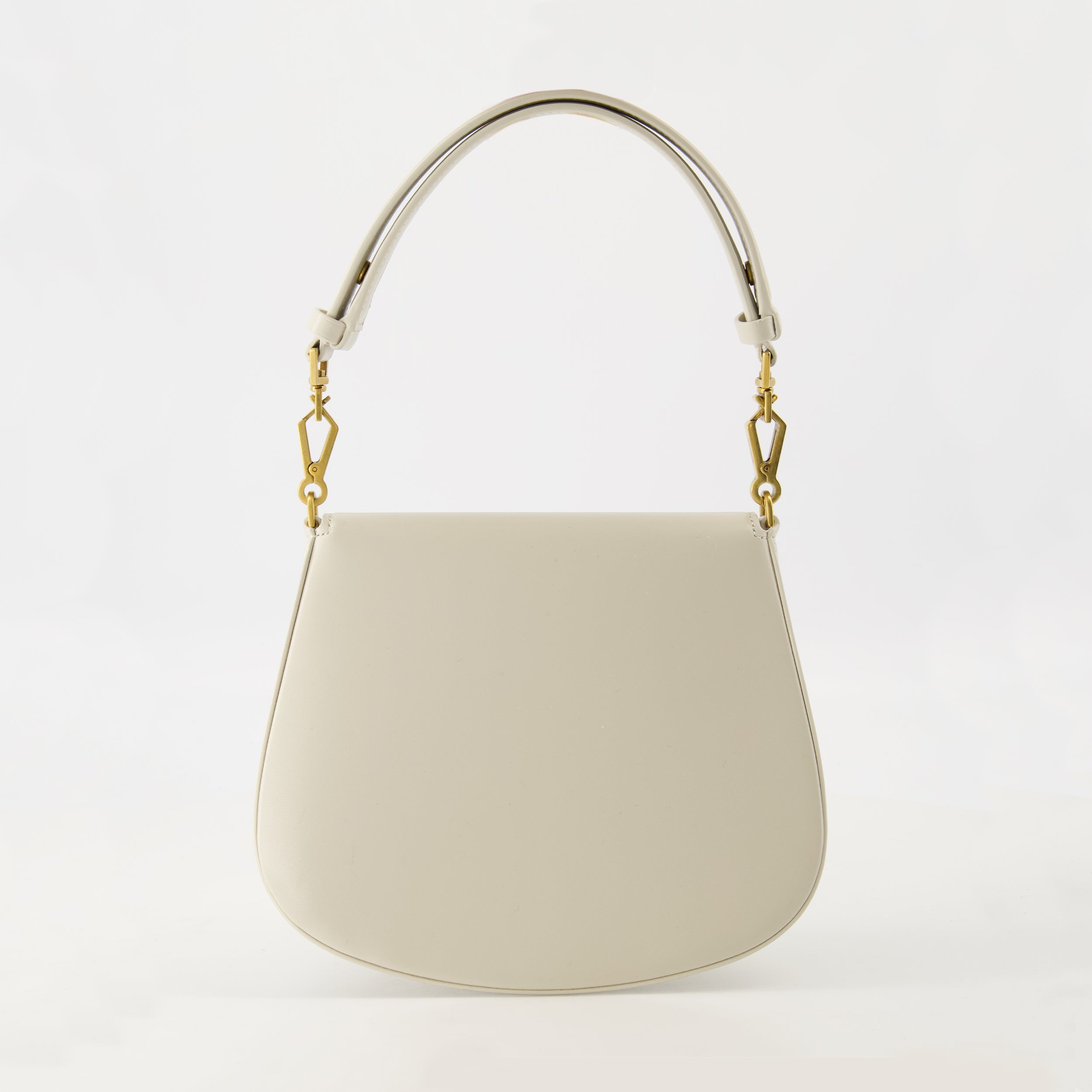 Borse a mano e a spalla Sac Voltaire en cuir Saint Laurent Bianco Femme