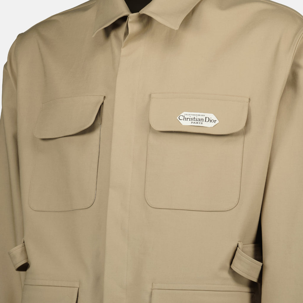 Vestes Veste en satin Dior Beige Homme