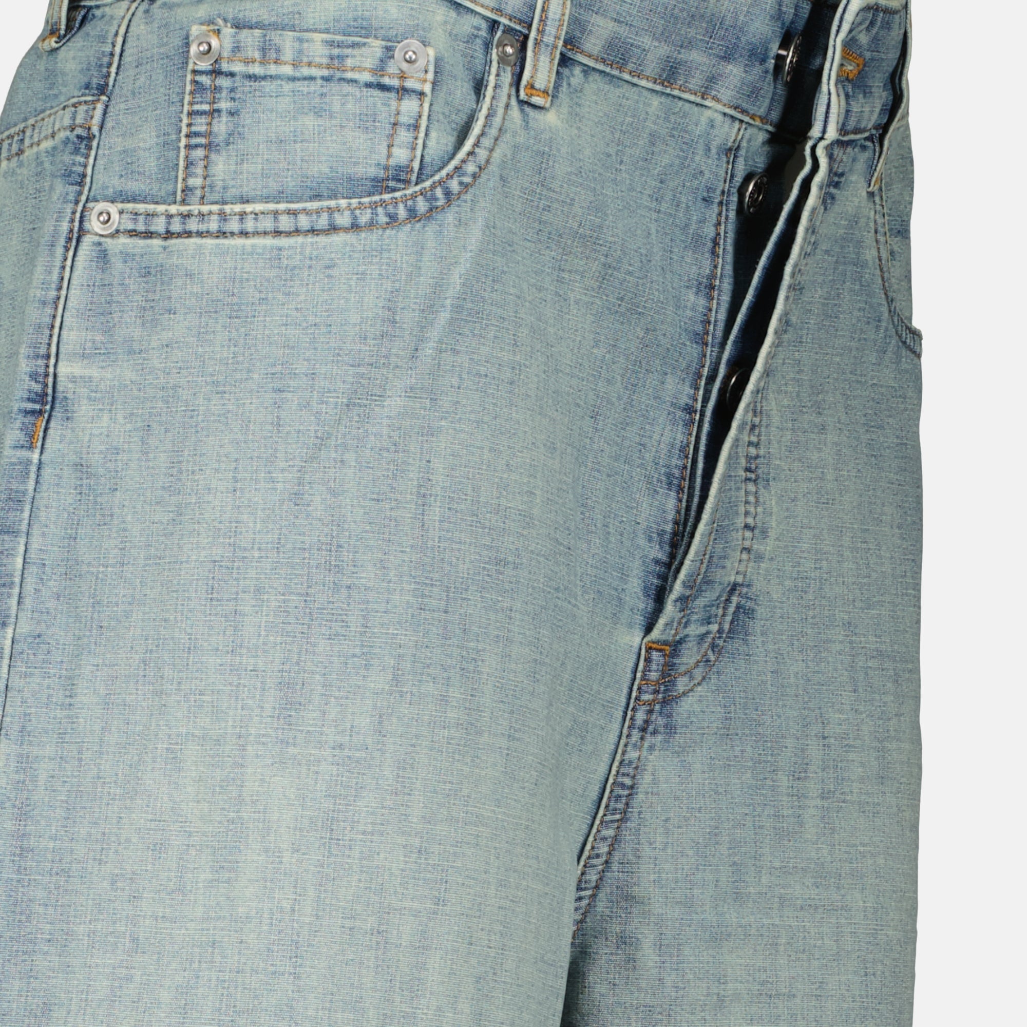 Pantalons Blue Chambray Jeans Miu Miu Bleu Femme