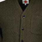 Imagen del cárdigan de lana Seijii de Japan Rag para hombre - Temporada Otoño-Invierno 2025 - Vista detallada_1