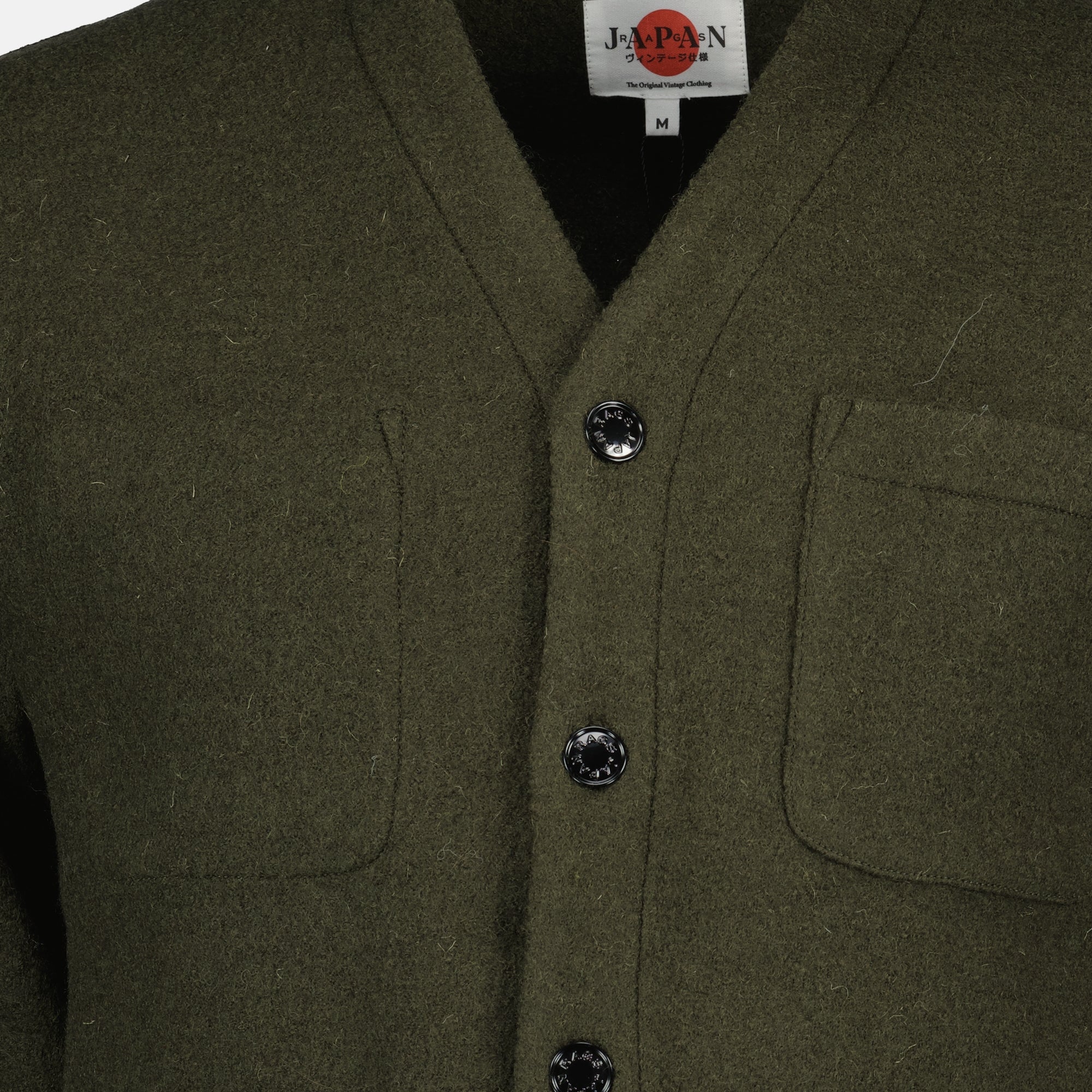 Bild des Japan Rag Seijii Woll-Cardigans für Männer - Herbst-Winter-Saison 2025 - Detaillierte Ansicht_1