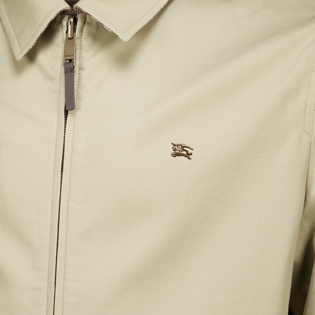 Vestes Veste Harrington réversible Burberry Beige Homme