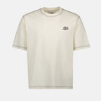 T-shirt T-Shirt Signature Ami Ami PARIS Beige Homme