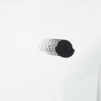 Camisetas Camiseta con Impresión de Logo Desvanecido Moncler Blanco Homme