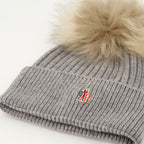 Hats, caps and beanies Bonnet à pompon Moncler Grenoble Gray Femme