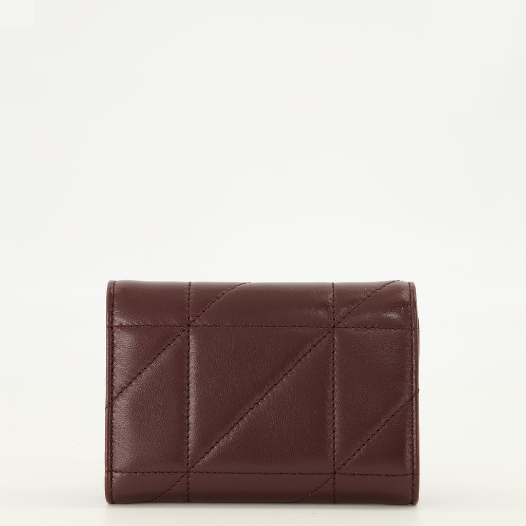 Petite maroquinerie Portefeuilles Jamie bordeaux Saint Laurent Bordeaux Femme