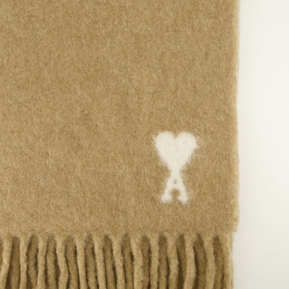 Écharpes, foulards et gants Beige Alpaka Schal Ami PARIS Beige Unisexe