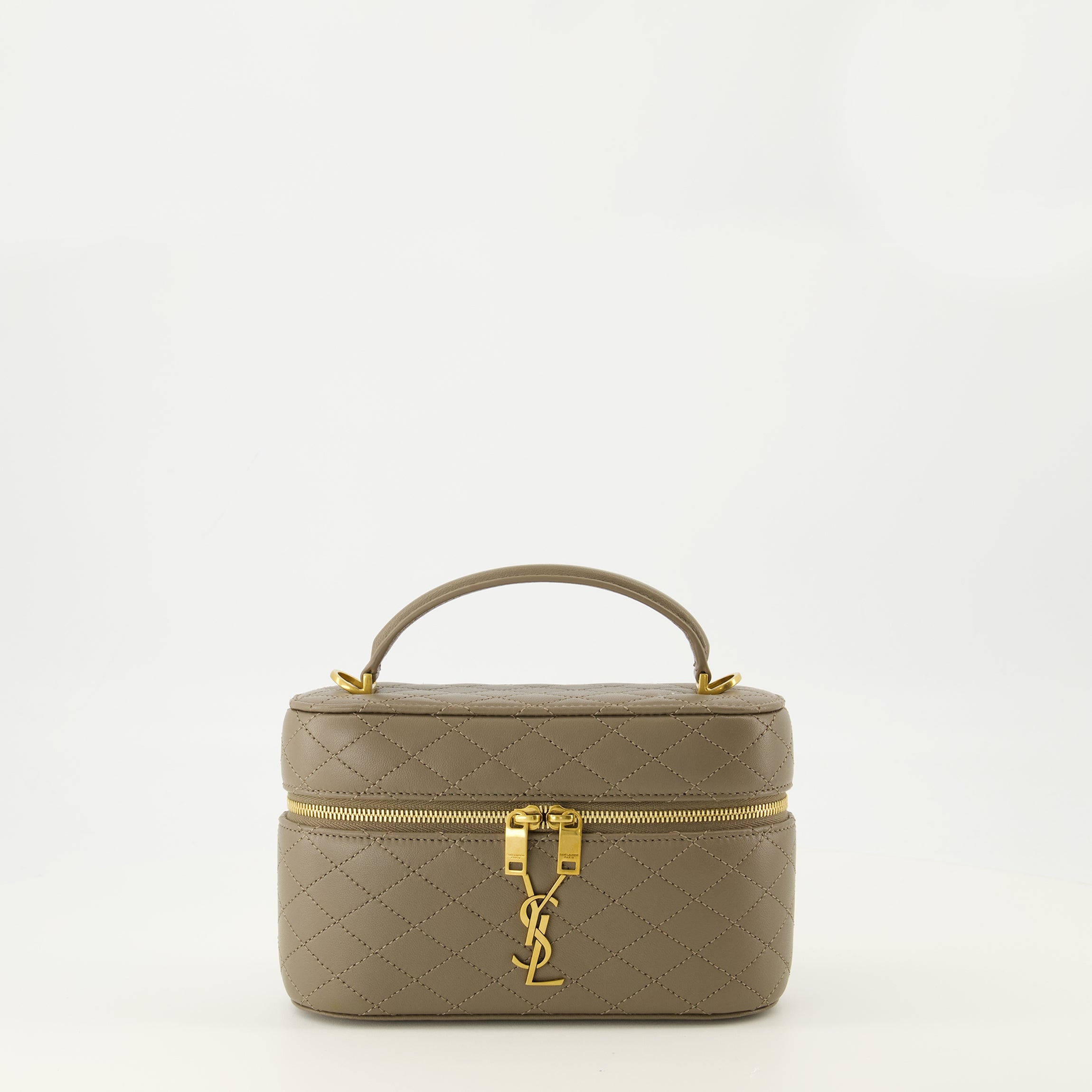 Imagen del bolso Gaby Vanity beige de la marca Saint Laurent para mujer - Temporada Primavera-Verano 2026 - Vista Frontal