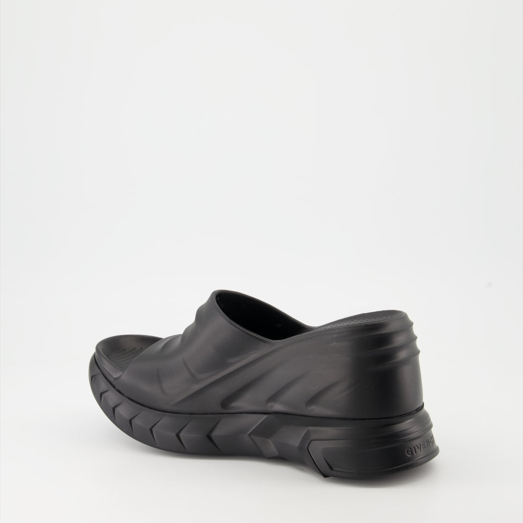 Sapatos plataforma Sandales compensées Marshmallow Givenchy Preto Femme