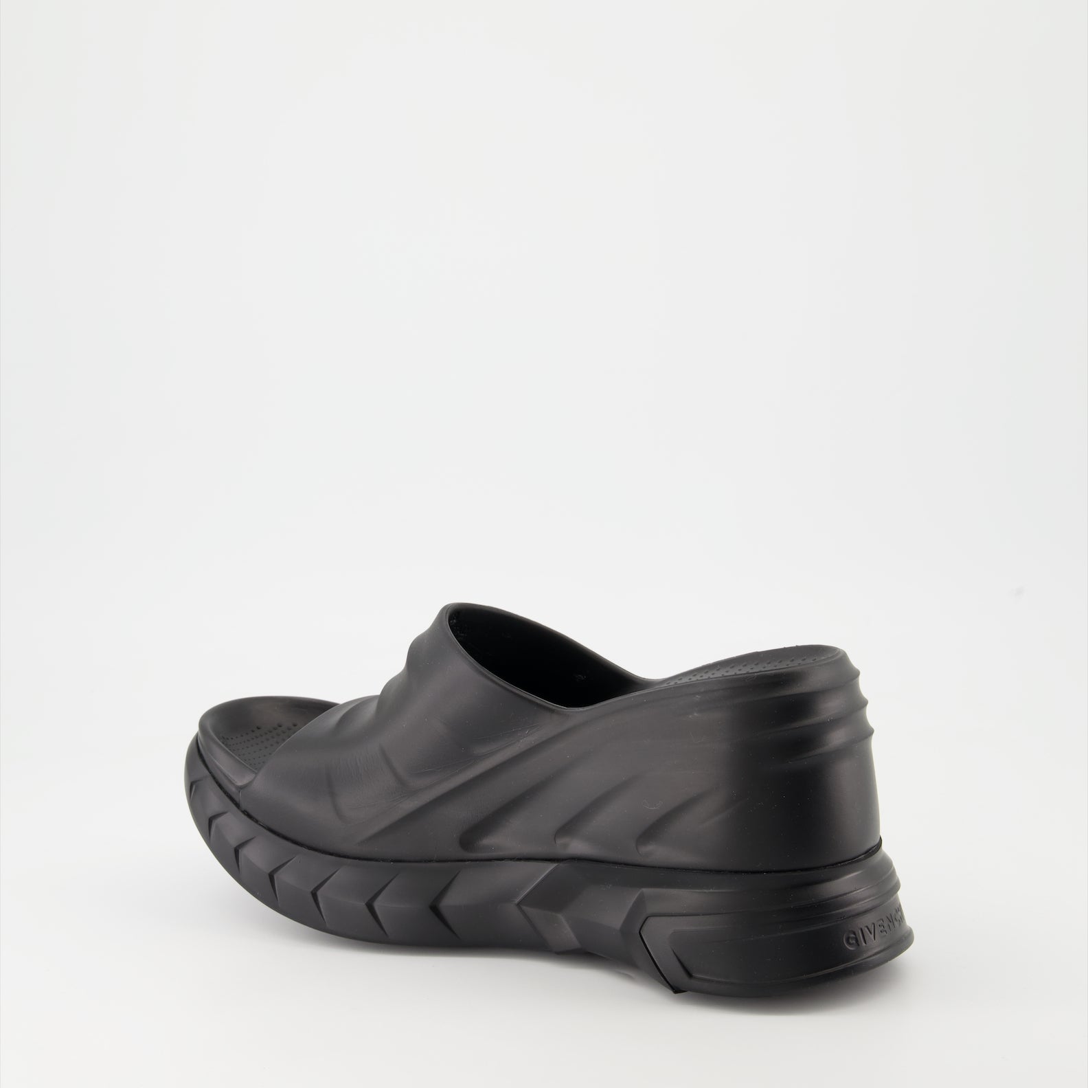 Sapatos plataforma Sandales compensées Marshmallow Givenchy Preto Femme