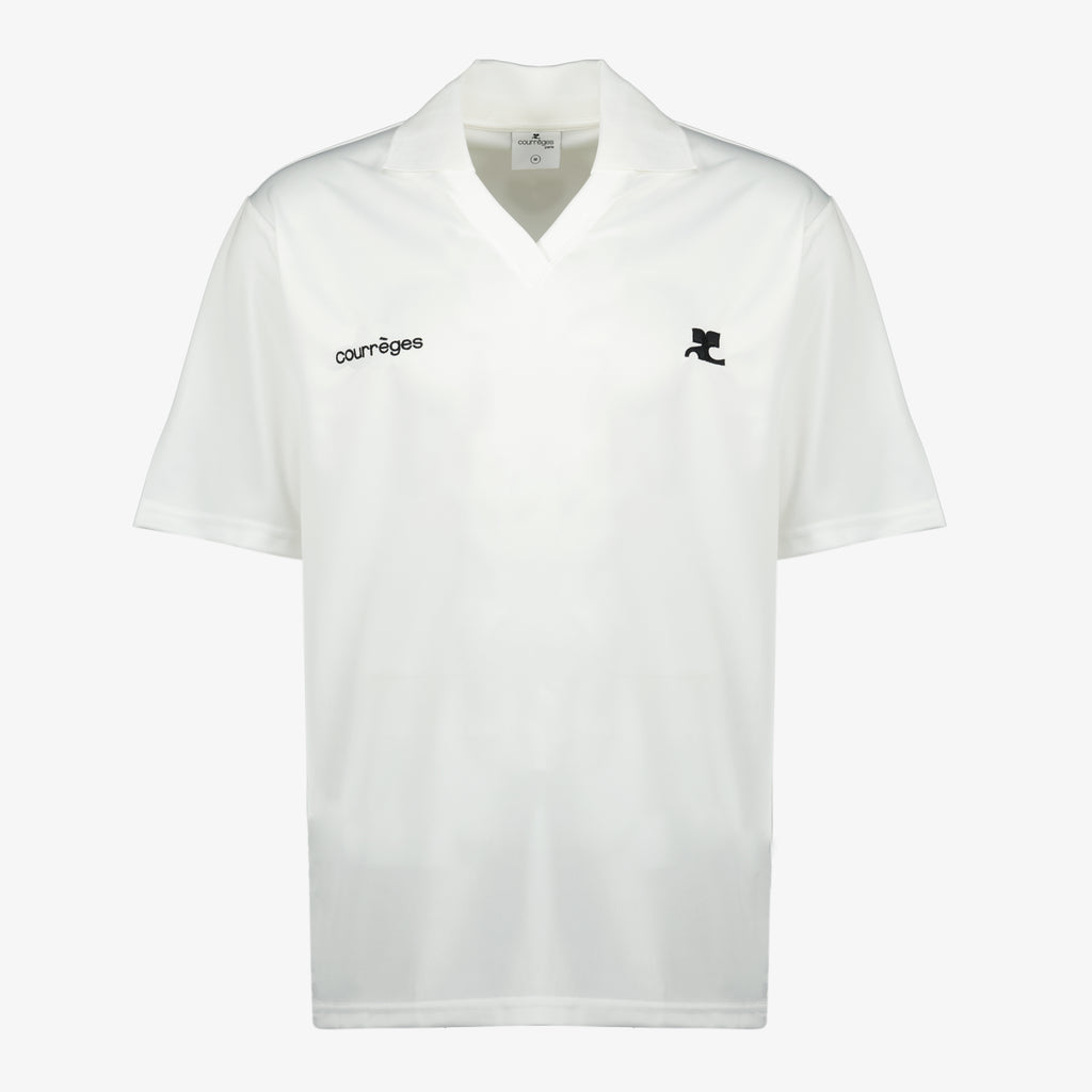 Imagem da t-shirt desportiva AC branca da marca Courrèges para Homem - Temporada Primavera-Verão 2026 - Vista Frontal