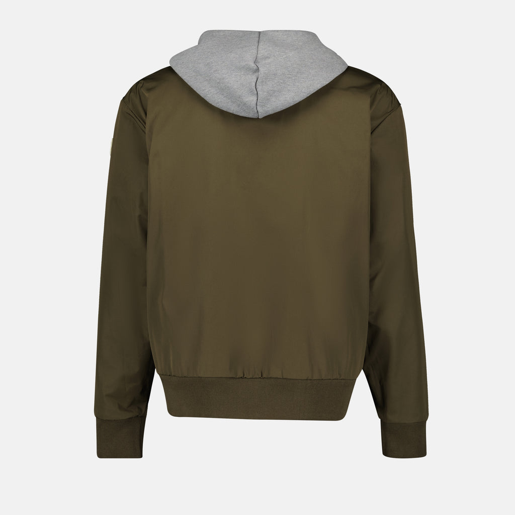 Sweatshirts Sweat zippé réversible Moncler Vert Homme