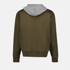 Sweatshirts Sweat zippé réversible Moncler Vert Homme