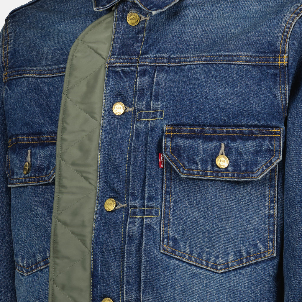 Vestes Veste réversible Sacai x Levi's Sacai Kaki Homme