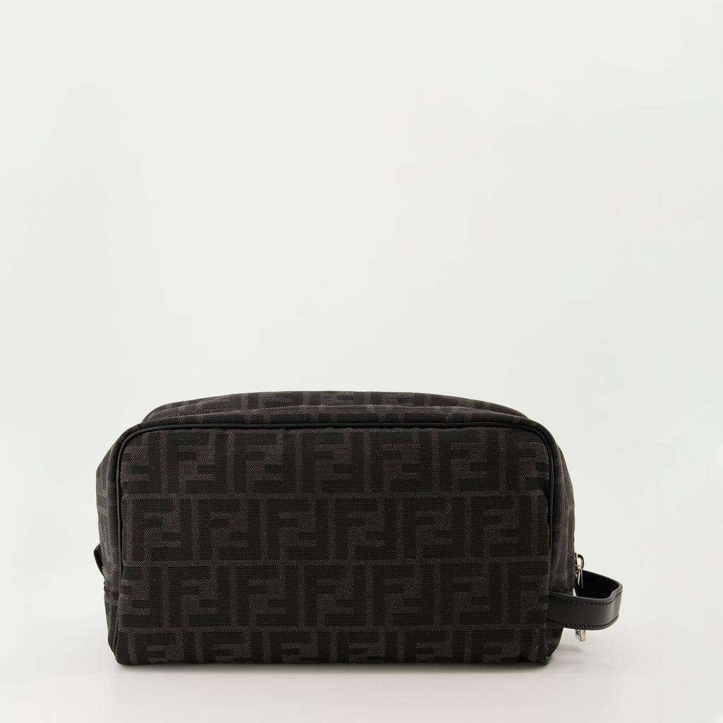 Pouches Trousse de toilette FF Fendi Black Homme